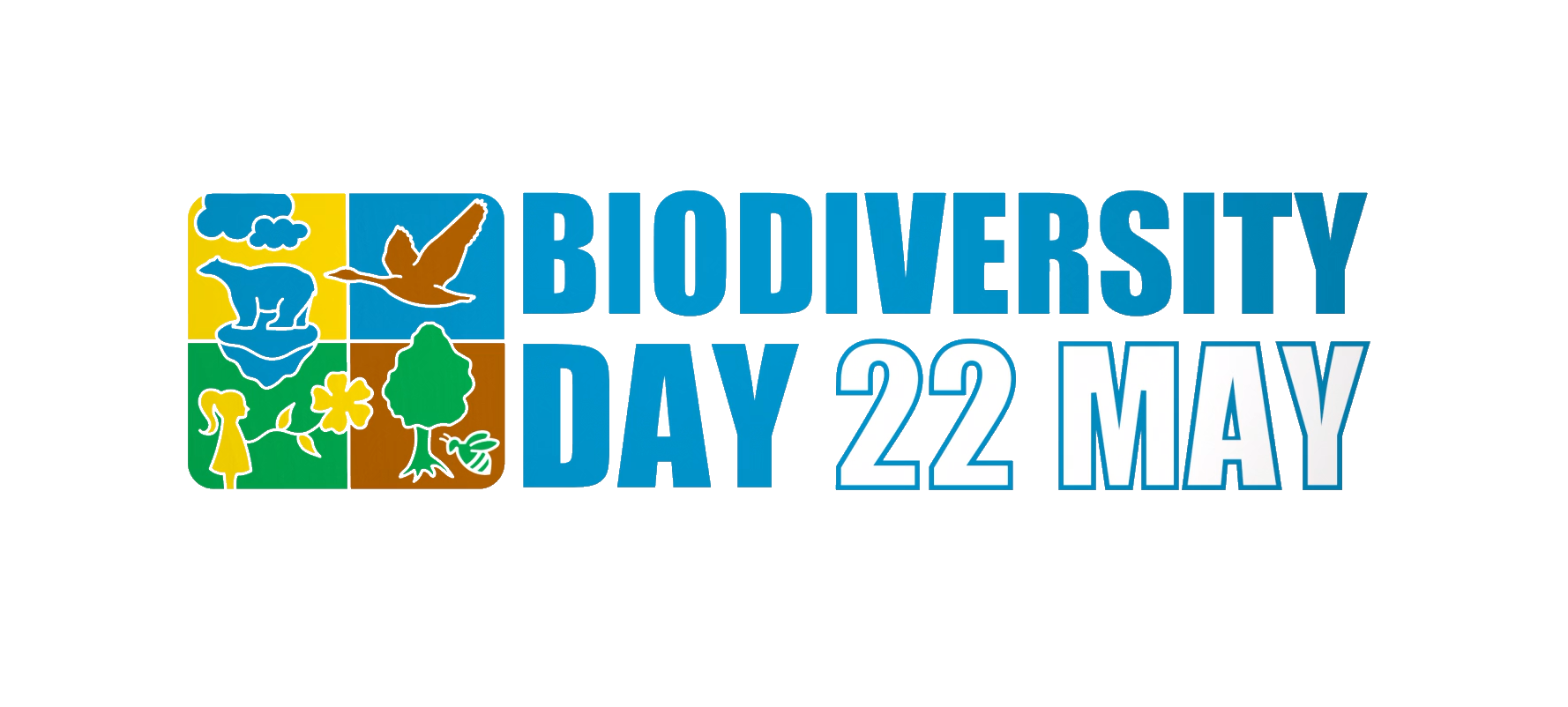 4-piece Logo of 2022 International Day for Biological Diversity